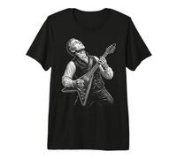 James Monroe Guitare T-Shirt Haut de Gamme