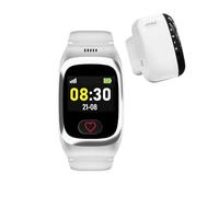 James Montre d'appel d'urgence B8 & JAMES Localisateur d'intérieur - Appel d'urgence SOS, localisation GPS, détecteur de chute, géofence, centrale d'alarme 24h/24, 7j/7, écran AMOLED, protection