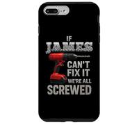 James Name If Can't Fix It Personal Husband Handy Man Manly Coque pour iPhone 7 Plus/8 Plus