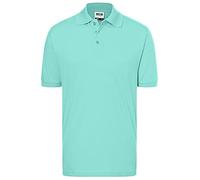 James & Nicholson Polo Classic - Polo Homme, Vert (Mint) - Large (Taille Fabricant: Large)