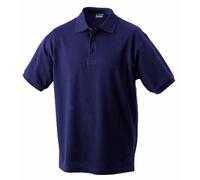 James & Nicholson Polo Classic - Polo Homme, Violet (aubergine) - Small (Taille fabricant: Small)