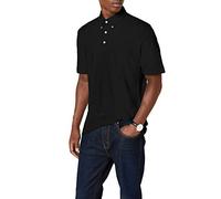 James & Nicholson Poloshirt Men's Plain - Polo Homme, Noir (Black/Black-White) - Large (Taille Fabricant: Large)