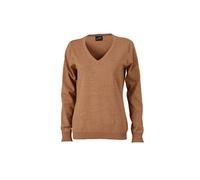 JAMES & NICHOLSON Pull Classique en Coton (S, Chameau)