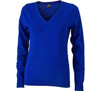 JAMES & NICHOLSON Pull Classique en Coton (XL, Royal)