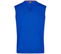 JAMES & NICHOLSON Pull Classique sans Manches en Coton pour Homme - XXL - Bleu Roi