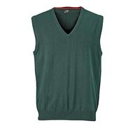 JAMES & NICHOLSON Pull Classique sans Manches en Coton pour Homme - XXL - Forest-Green