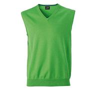 JAMES & NICHOLSON Pull Classique sans Manches en Coton pour Homme - XXL - Vert