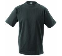 James & Nicholson T- Shirt Round Heavy, Gris (Graphite), (Taille Fabricant: Small) Homme