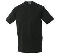 James & Nicholson T-shirt Round-T Heavy - noir - S