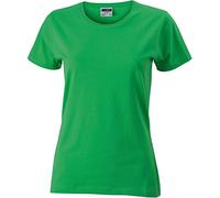 JAMES & NICHOLSON Tee-Shirt col Rond (L, Vert Prairie)