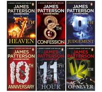 James Patterson Collection Women's Murder Club 6 to 10 5 Books Set (The 6th Target,7th Heaven,8th Confession,9th Judgement,10th Anniversary)