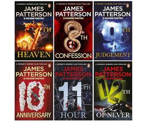 James Patterson Collection Women's Murder Club 6 to 10 5 Books Set (The 6th Target,7th Heaven,8th Confession,9th Judgement,10th Anniversary)