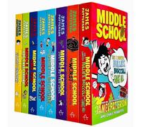 James Patterson Middle School 8 Books Collection Set (The Worst Years of My Life,Get Me Out of Here,My Brother Is a Big Fat Liar,How I Survived Bullies Broccoli and Snake Hill,Ultimate Showdown..