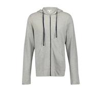 James Perse, Femme, Sweatshirts et sweats à capuche, Gris, Taille: 38 FR Veste de Piste en Coton Vintage avec Capuche