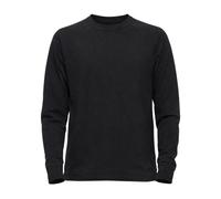 James Perse - L/S Crew Pique Top - Homme - Tops - Noir - Taille: S