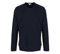 James Perse - Pima Cotton Long Sleeve Crew T-Shirt - Homme - Tops - Bleu - Taille: 2XL