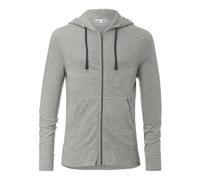 James Perse - Sweat à capuche zippé en molleton Vintage French Terry - Homme - Sweatshirts et sweats à capuche - Gris - Taille: S