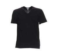 James Perse - Tee-shirt en Coton Classique - Homme - Tops - Noir - Taille: 2XL