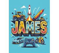 James Personalized Notebook: Contains select sheets w/inspirational quotes and is perfect for journaling, note taking, ,or just having fun and getting ... sized (8.5x11) perfect for notes or big jobs.