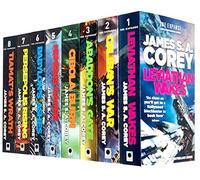 James S A Corey Expanse Series 8 Books Collection Set (Leviathan Wakes, Caliban's War, Abaddon's Gate, Cibola Burn, Nemesis Games, Babylon's Ashes, Persepolis Rising, Tiamats Wrath)