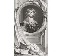 James Stewart 1er duc de Richmond 4e duc de Lennox 1612 - 1655. Noble britannique. Extrait du livre The Heads of Illustrious Persons of Great Britain Gravé par Houbraken et Mr. Vertue. With Their