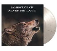James Taylor – Never Die Young – Vinyle 180 g blanc et noir marbré Éd. limitée
