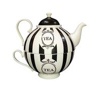 Jameson & Tailor Tea for One Porcelaine brillante (thé noir/blanc)