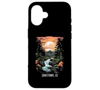 Jamestown Colorado USA Scenic Mountain Style rétro Coucher de Soleil Coque pour iPhone 16