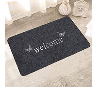 JameStyle26 Paillasson de porte - Tapis d'entrée - Antidérapant - Plusieurs motifs au choix - Pissenlit Home (pissenlit rouge, 40 x 60 cm)