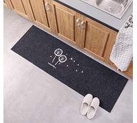 JameStyle26 Paillasson d'entrée - Antidérapant - Plusieurs Motifs au Choix - Pissenlit - Pissenlit - Noir - 40 x 120 cm