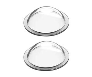 jamgeery Cache pour caméra de recul | Autocollant protecteur haute définition auto-adhésif | Lot de 2 films de protection transparents pour caméra,Pour véhicule automobile SUV camion