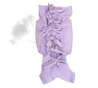jamgeery Combinaison Chirurgicale Réparatrice pour Chat Femelle Respirante, Vêtement de Protection Anti-Léchage pour Chats, Combinaison Douce Soins à Domicile Confort Intérieur