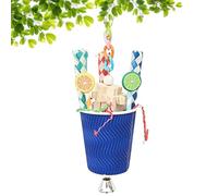 jamgeery Jouets à mâcher pour perruches, Jouets pour déchiqueter Les Oiseaux | Jouets pour Oiseaux Suspendus en Toute sécurité,Jouets à mâcher en Bois pour calopsittes, perroquets, perruches,