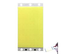 jamgeery Lampe à Puce intégrée à LED COB,Lampes d'inondation de Lampe de Camping de Bande de Puce - Économie d'énergie 20W Super Lumineux 12V Haute Puissance COBs lumière LED Perle Ampoule