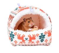 jamgeery Lit pour Hérisson,Cave en Coton Chaud pour l'hiver - Nid À Hamster Renforcé,pour Lapin, Animaux de Petite Taille, Furet, Souris, Oiseau, Maison, Cage Animal de Compagnie