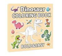 jamgeery Livre De Coloriage Dinosaures - 40 Feuilles Dinosaure Jouets Éducatifs Préscolaire | Livres de Peinture pour Garçons Jouets de Coloriage,Pour Éducation Divertissement Maison Voyage École