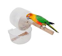jamgeery Mangeoire interactive pour perroquet avec support pour perchoir, jouet puzzle pour perroquet, perruche, conure, calopsitte, oiseau d'amour