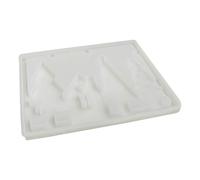 jamgeery Moule Arbre de Noël en Silicone | Moule pour Résine Époxy Artisanat - en Silicone pour Arbre de Noël Démoulage Facile pour Ciment Plâtre Artisans Enthousiastes Artistes Décorateurs