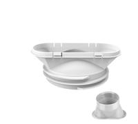 jamgeery Raccord pour tuyaux de climatisation - Accessoire de tuyau d'évacuation polyvalent - Pour une utilisation dans un appartement, un appartement loué, une cuisine et un restaurant