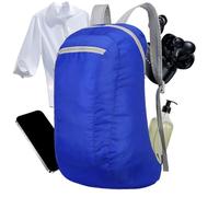 jamgeery Sac À Dos Imperméable et Pliable - Sac À Dos de Camping, Léger Ergonomique Respirant pour Études Course Vélo Pique-nique Transport