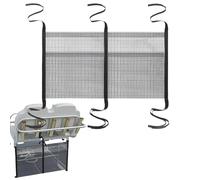 jamgeery Sac de Rangement pour Bateau,Sac de Rangement Bateau Grande Capacité | Poche De Transport Maillee Pliable pour Equipement Sports Nautiques Peche Voiliers Plein Air