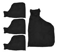 jamgeery Sacs Collecteurs de Poussière | Sac À Poussière pour Ponçeuse | Bague de Connexion Noire Réglable pour Scie à Onglet et Machine de Découpe/Polissage sur Bois