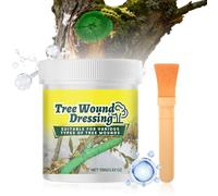 jamgeery Scellant d'élagage des arbres, 100 g, pansement pour, écorces d'arbres, fermeture des plaies avec pinceau, pour arbustes, troncs de endommagées, jardin, parc, paysage