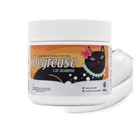 jamgeery Shampoing pour chat sans poils, nettoyant apaisant en cas d'irritation | Shampooing crème hydratant 500 g pour soins quotidiens, hygiène des animaux de compagnie et lavage pour chat
