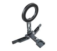 jamgeery Support Magnétique pour Téléphone sur Trépied - Support Bureau Trépied Magnétique pour Téléphone, Réglable pour Caméra pour Fitness Camping Plage Bureau Aventure Extérieure Vlog
