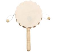 jamgeery Tambour Tournant - Grégoire en Bois Brut | Jouet Bébé Fait Main pour Éveil Peinture Activités Parent-Enfant Fête Maternelle