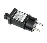 JAMHER 31V 6W LED Transformateur IP44 Adaptateur Pilote avec Minuterie 8 Modes pour Lumières de Décoration de Noël Lumières Clignotantes Lumières de Glaçons(1 Pièces)