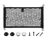 JAMHER 60x25CM Universal Filet de Rangement de Coffre Voiture avec vis et Crochets pour Les Véhicules Utilitaires, Camping-Cars, Mobil Homes, Caravanes, Bateaux(1 Pièces)
