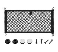JAMHER 65x25CM Universal Filet de Rangement de Coffre Voiture avec vis et Crochets pour Les Véhicules Utilitaires, Camping-Cars, Mobil Homes, Caravanes, Bateaux(1 Pièces)
