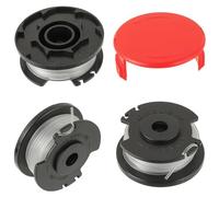 JAMHER Bobines de Fil de Rechange Ø 1,6 mm / 5 m pour coupe-bordure Ein-hell Ge-CT 18/28 Li et Ge -CT 18/28 Li TC (3 Bobines + 1 Capuchon)
